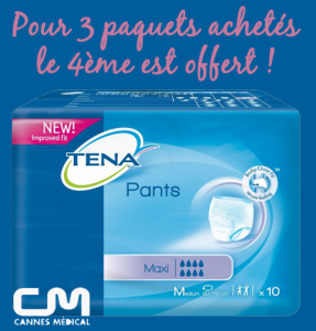 promotion tena pants cannes médical