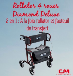 rollator diamond deluxe 4 roues
