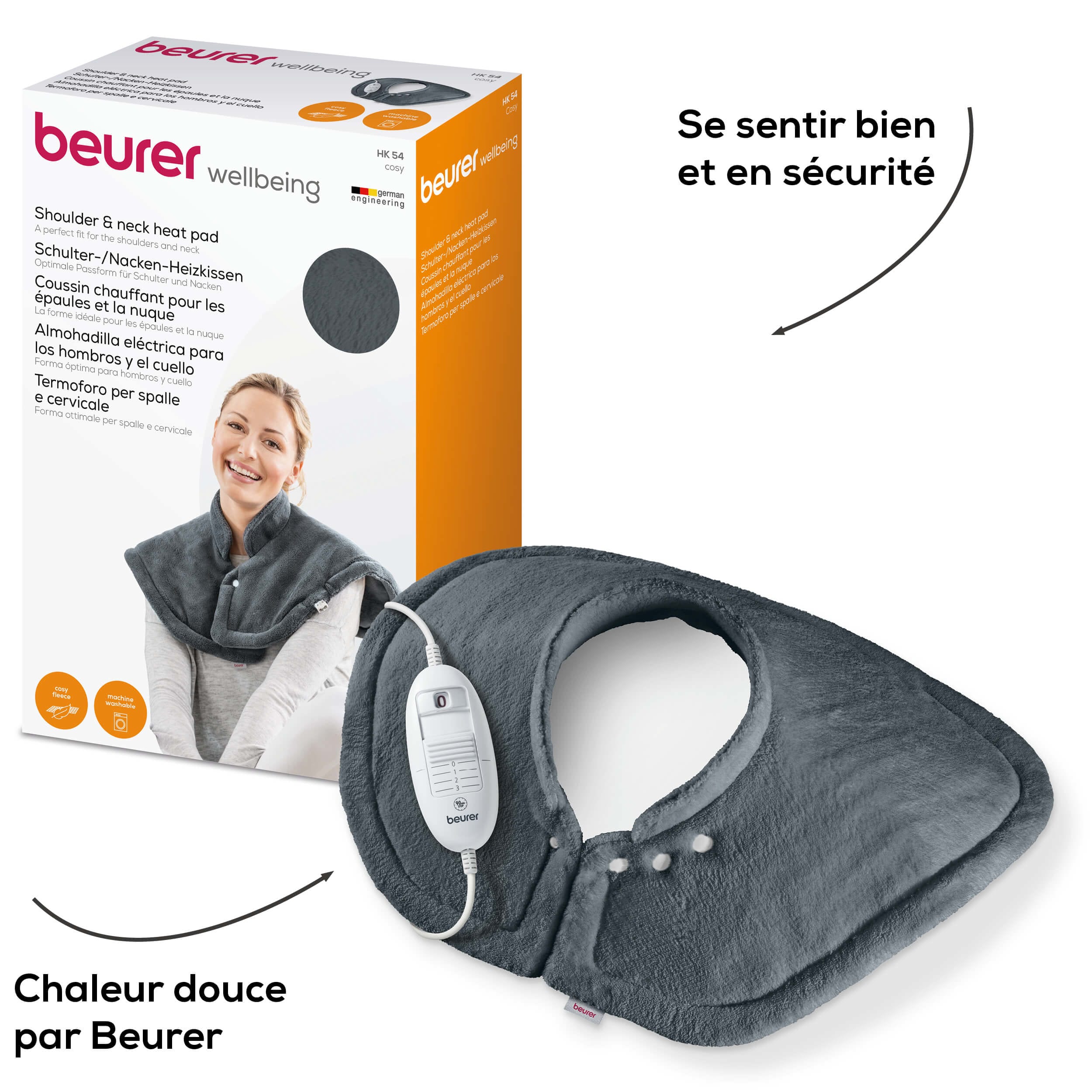coussin chauffant nuque