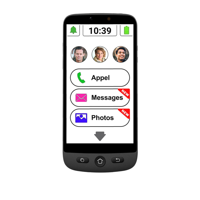 Téléphone portable Smartphone SWISSVOICE S510-M